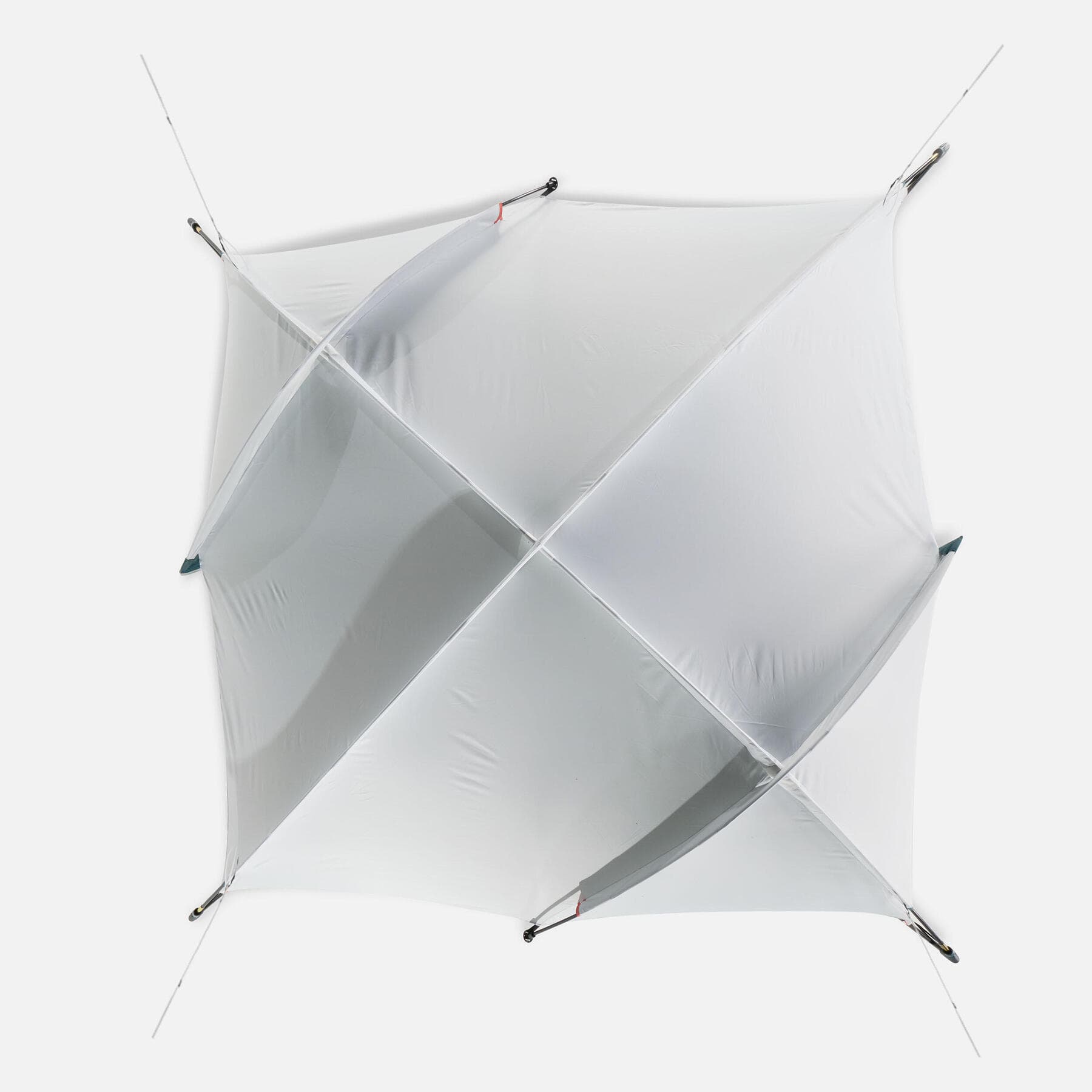 چادر و سایبان کچوا – کنوپی 10 نفره آرپناز Quechua Camping Living Room with poles – 10 Person Canopy – Arpenaz Base Ultrafresh — تصویر ۳