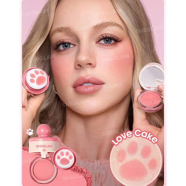 رژگونه پنجه گربه‌ای شیگلم SHEGLAM Cutie Paw Blush Stamp — تصویر ۶