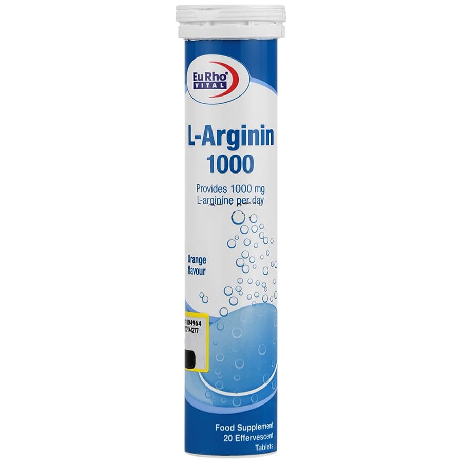 قرص جوشان ال آرژنین 1000 میلی گرم یوروویتال L Arginine Effervescent Tablets
