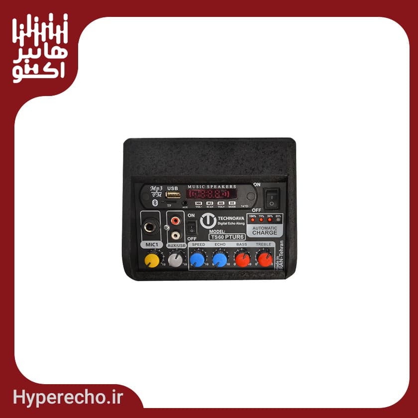 اكو همراه 5 اينچ مينی بلوتوث تكنوآوا TECHNOAVA TS60PTUR6 - هایپر اکو — تصویر ۲