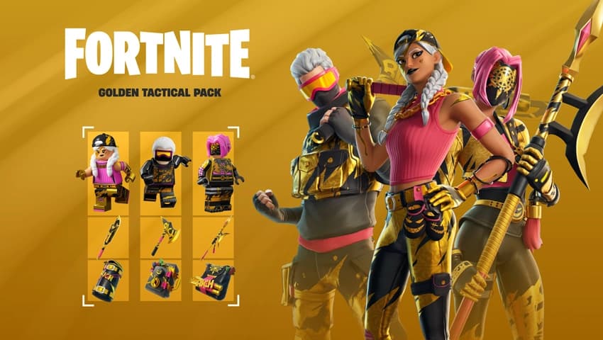 باندل فورتنایت Golden Tactical