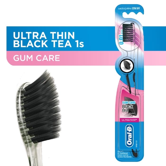 مسواک لثه های حساس اورال بی Oral-B Gum Care Black Tea با برس بسیار نرم — تصویر ۲
