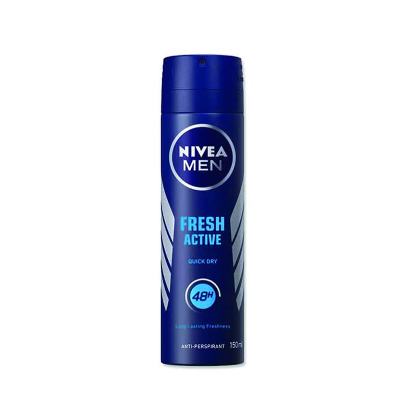 اسپری ضدتعریق نیوا مردانه مدل فرش اکتیوNivea Fresh Active Spray For Men