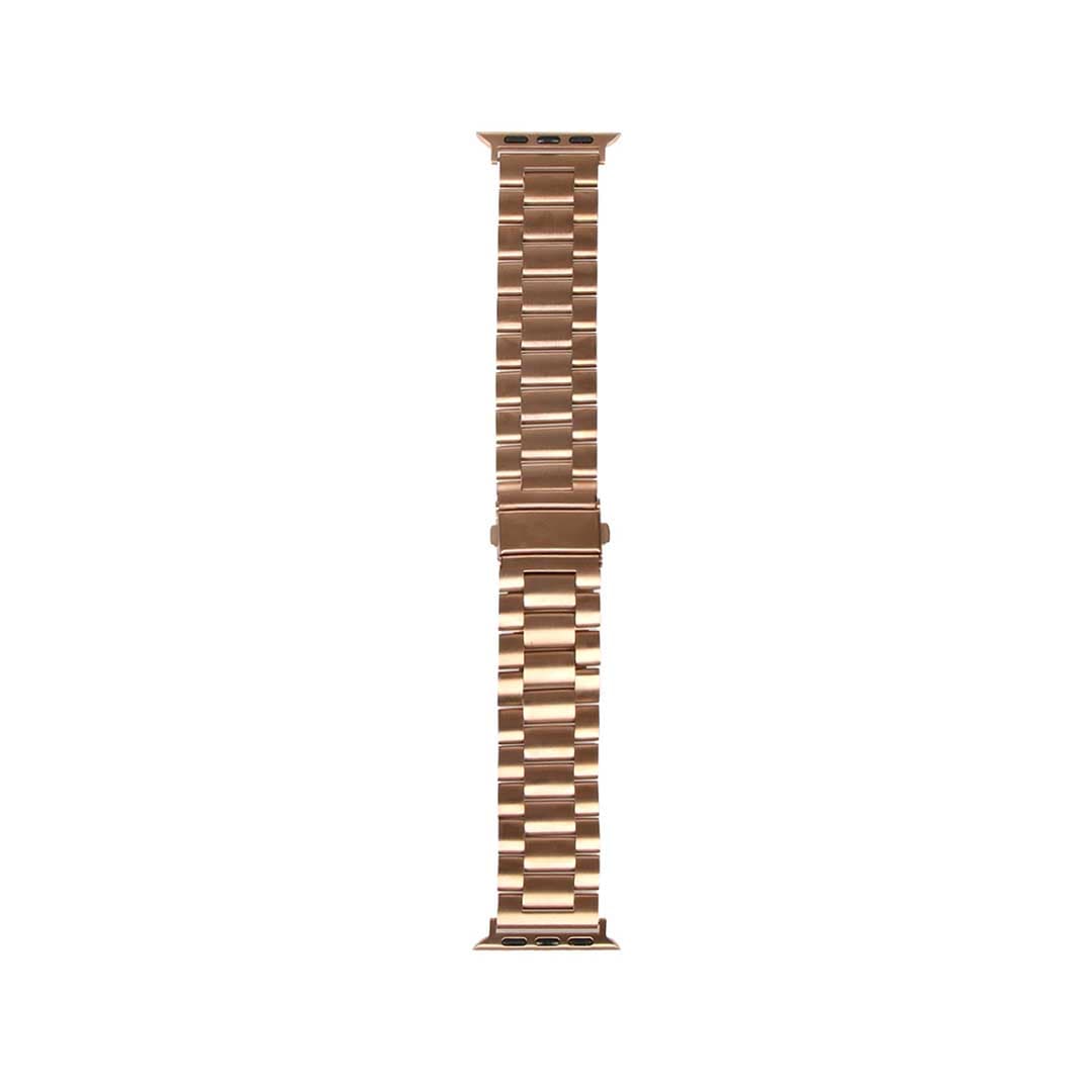 بند رولکسی 5Bead مناسب برای اپل واچ 42/44/45/49 – طلایی
