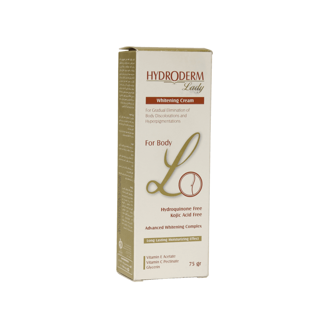 کرم روشن کننده بدن هیدرودرم ۷۵ گرم Hydroderm Whitening Cream For Body 75 g