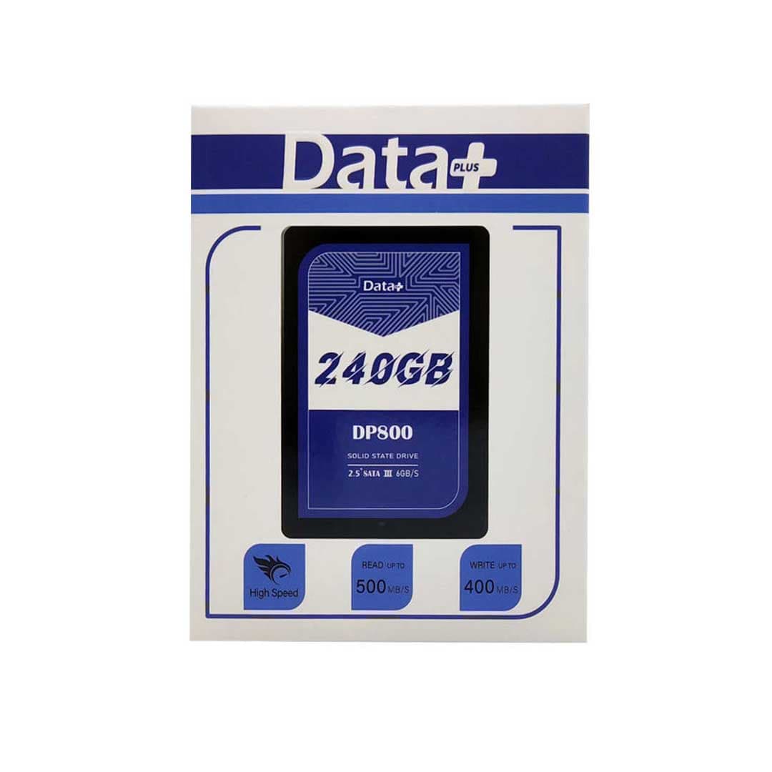 هارد Data Plus SSD مدل DP800 با ظرفیت 240 گیگابایت – مشکی (گارانتی IPM) — تصویر ۲