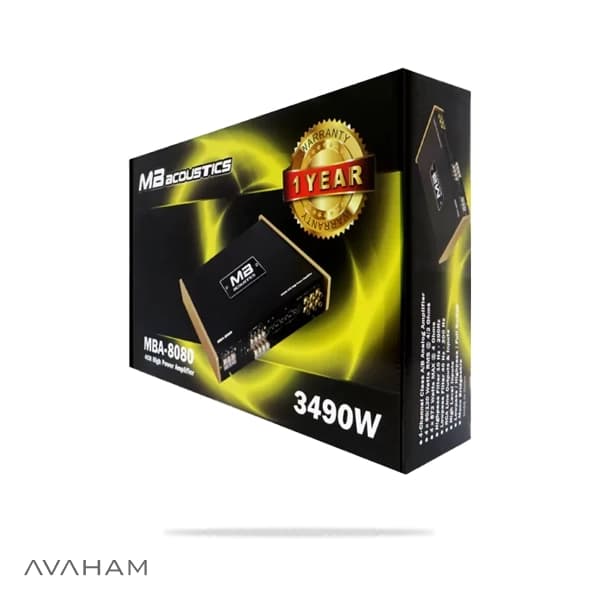آمپلی فایر ام بی آکوستیک مدل MBA-8080 — تصویر ۴