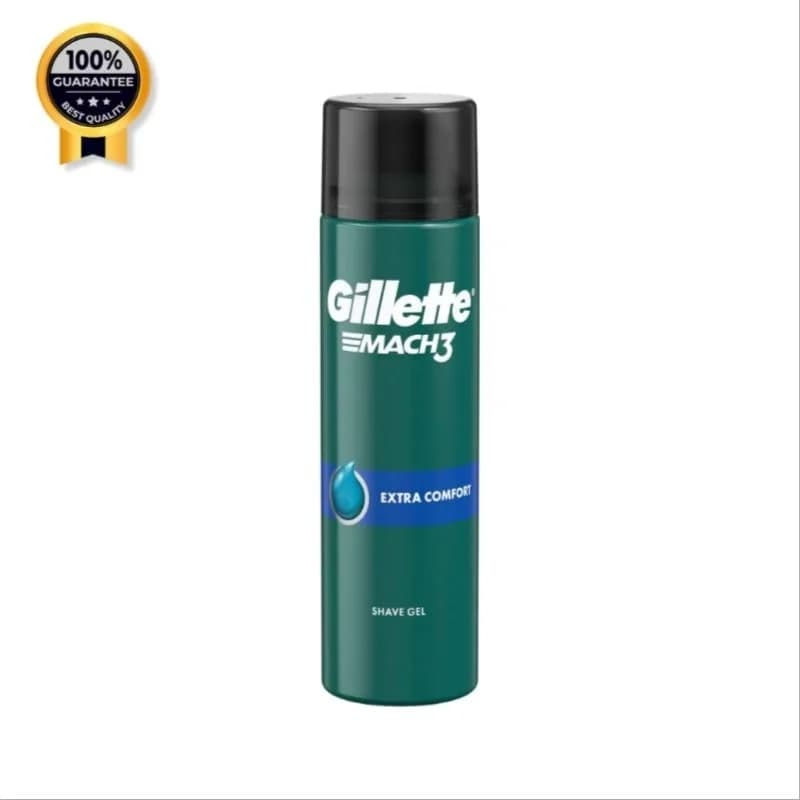 ژل اصلاح مردانه ژیلت Gillette اورجینال سری mach3 مدل extra comfort حجم 200 میل
