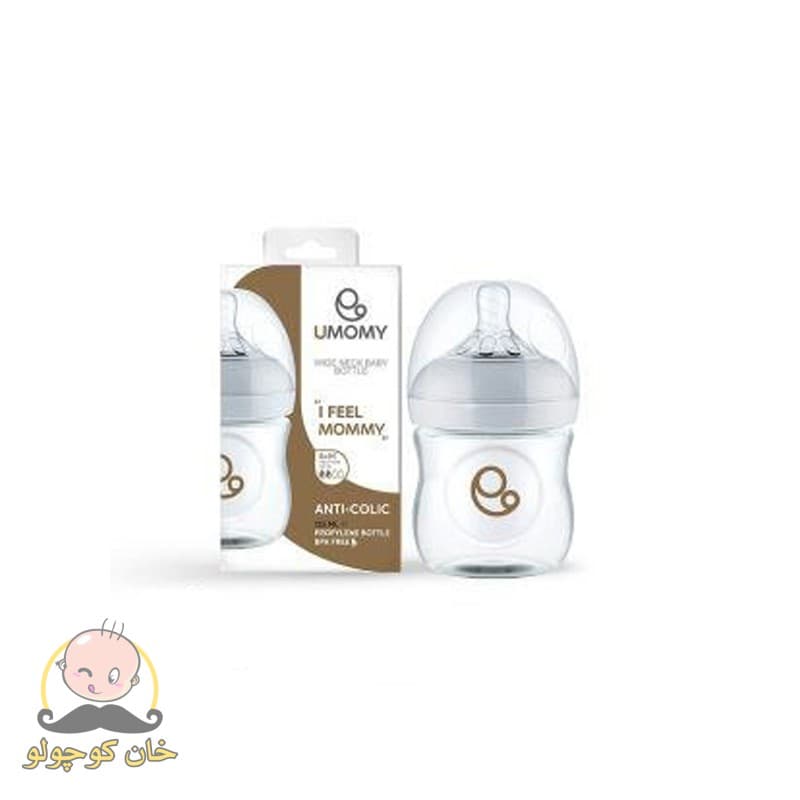 شیشه شیر ضدنفخ 125 میل یومامیUMOMY — تصویر ۴