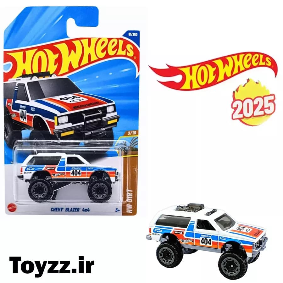 ماکت ماشین هات ویلز مدل CHEVYBLAZER 4×4 سری HW DIRT — تصویر ۲