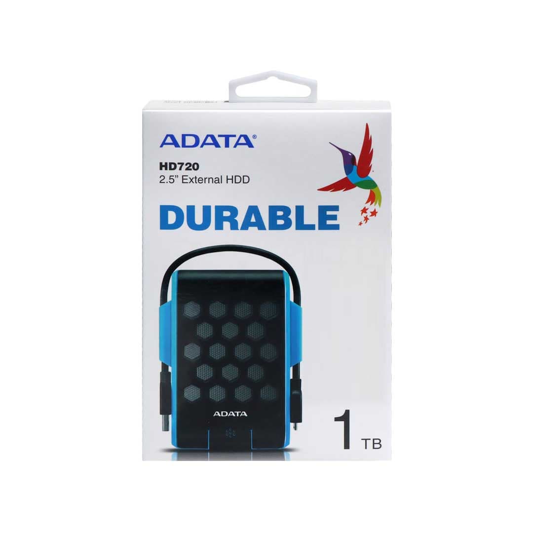 هارد اکسترنال ADATA مدل Durable HD720 ظرفیت 1TB – آبی (گارانتی شرکت آونگ) — تصویر ۲