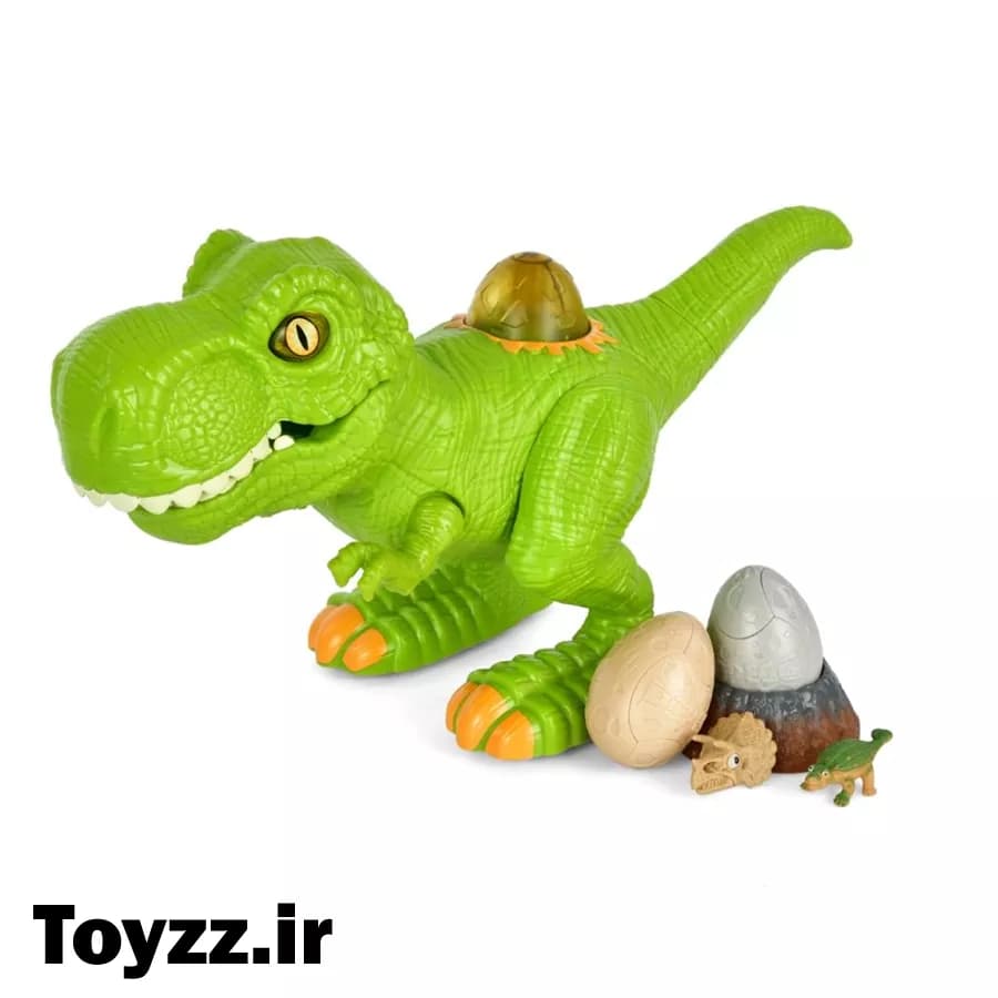 اسباب بازی طرح دایناسور موزیکال و چراغدار مدل DINOSAUR PLANET کد RS060 — تصویر ۳