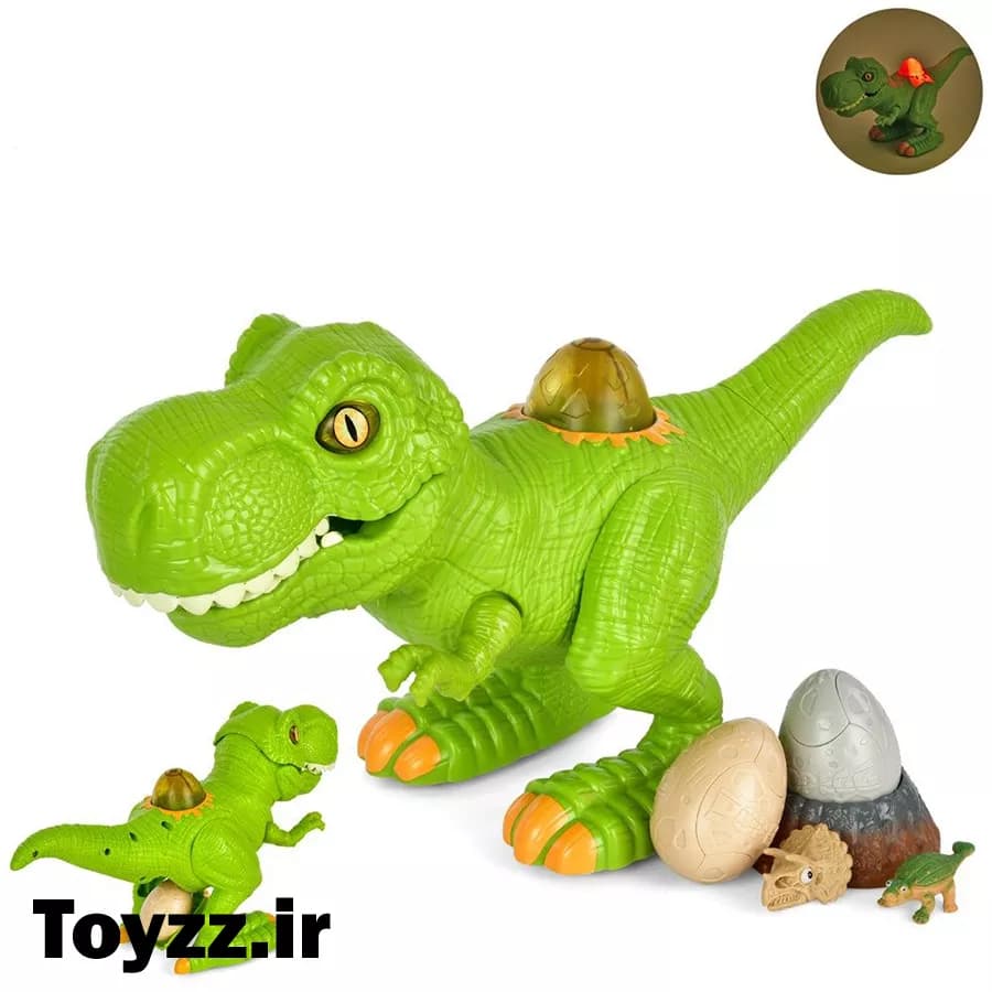 اسباب بازی طرح دایناسور موزیکال و چراغدار مدل DINOSAUR PLANET کد RS060 — تصویر ۲
