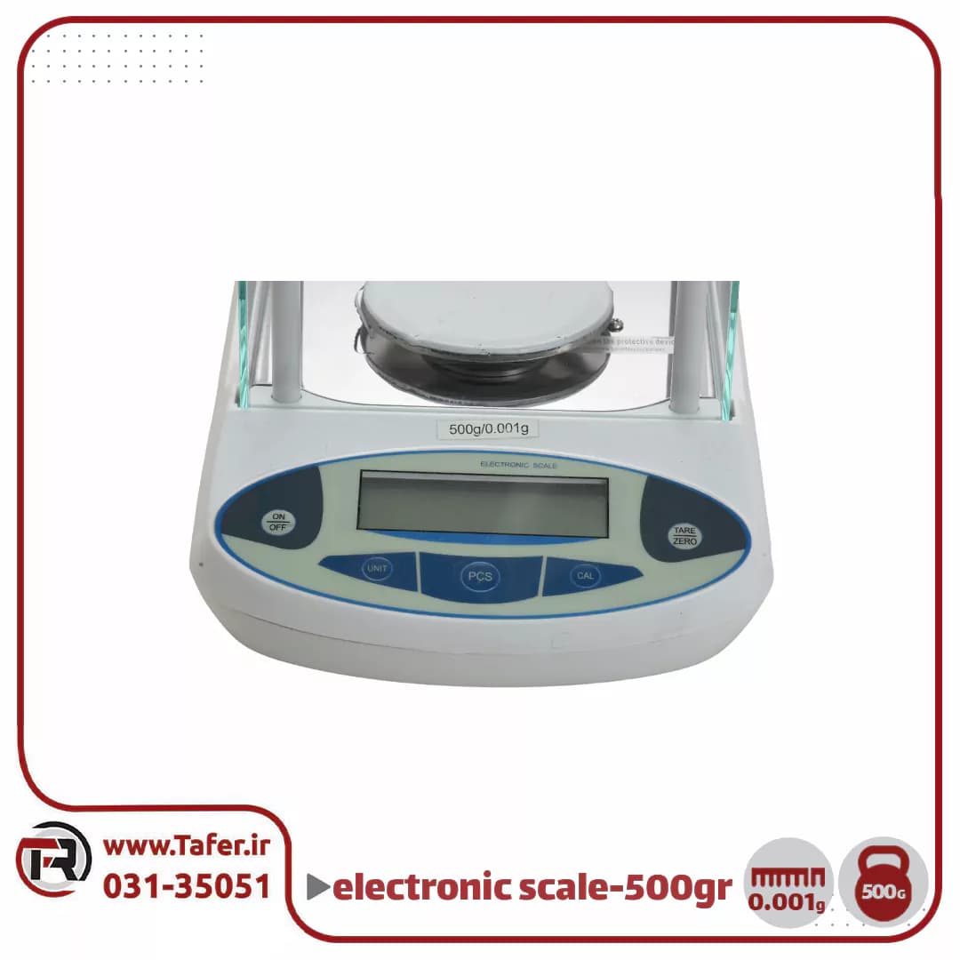ترازوی حساس آزمایشگاهی 500گرم ELECTRONIC BALANCE — تصویر ۲