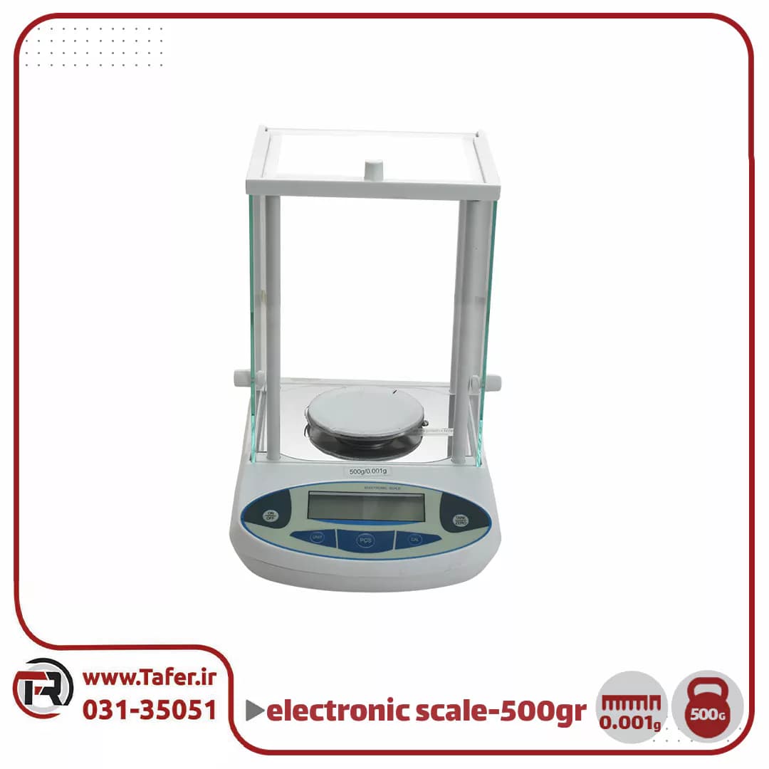 ترازوی حساس آزمایشگاهی 500گرم ELECTRONIC BALANCE — تصویر ۳