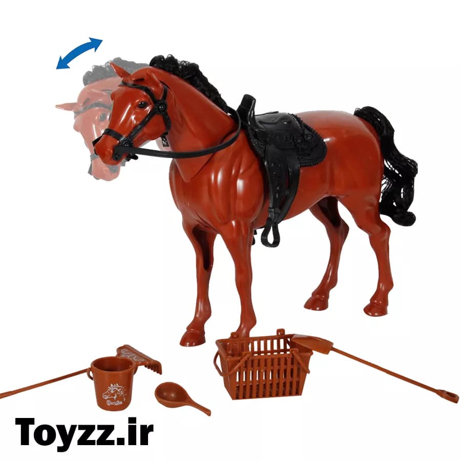 اسباب بازی موزیکال طرح اسب کد YBL901 — تصویر ۲