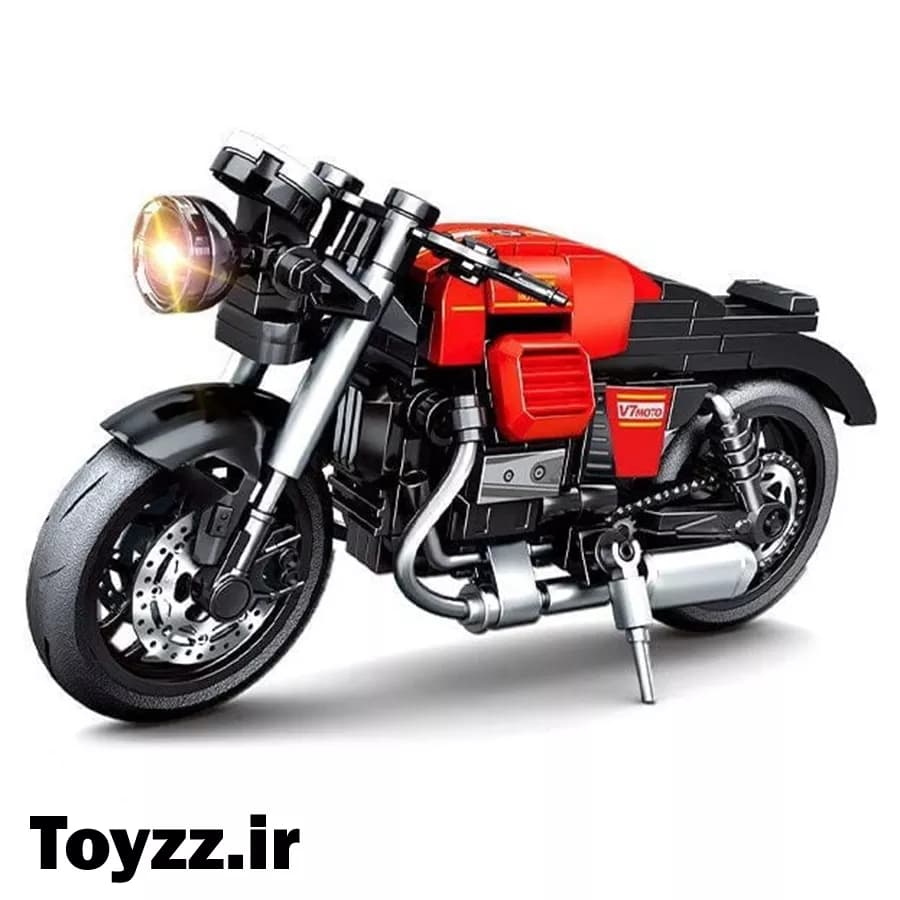 ساختنی لگو موتور برند سمبو بلاک مدل SEMBO BLOCK FAMOUS CAR 714534 — تصویر ۲