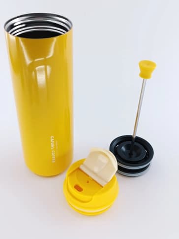 تراول ماگ پرس دار استیل قهوه برند PINKAH – outdoor – 470 ml — تصویر ۵