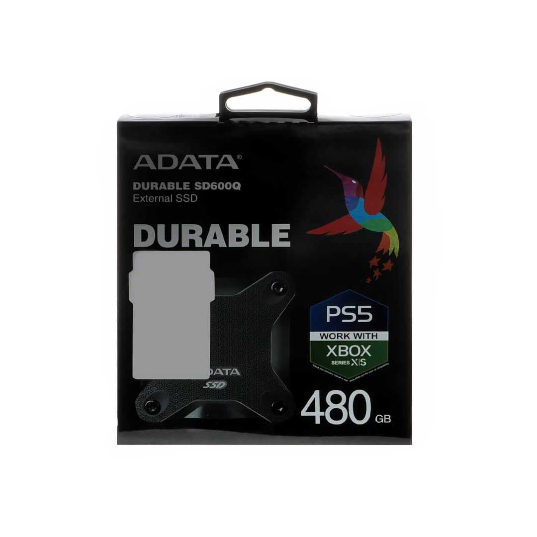 هارد اکسترنال ADATA SSD مدل Durable SD600Q ظرفیت 240GB – مشکی (گارانتی شرکت آونگ) — تصویر ۵