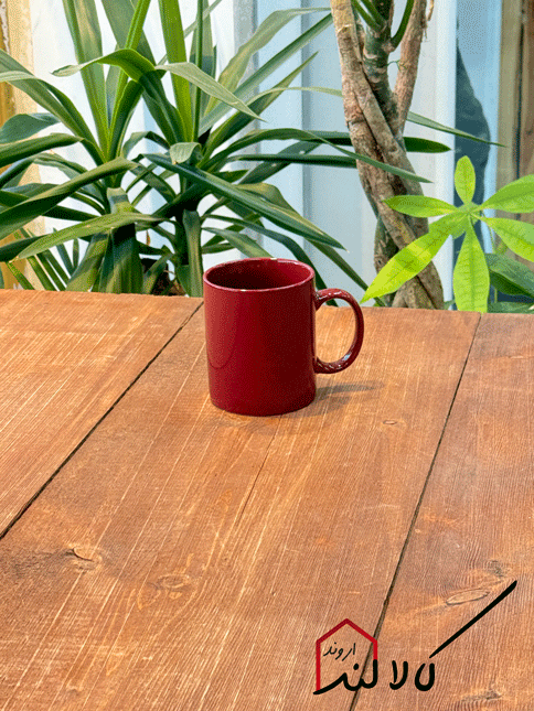 ماگ سرامیکی رنگی براق — تصویر ۴