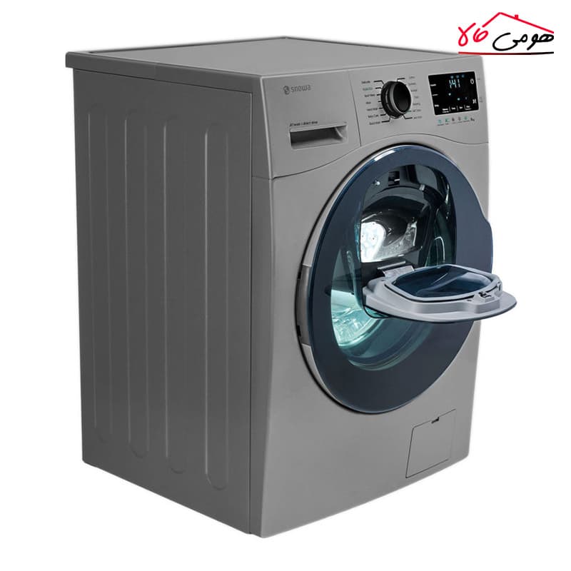 لباسشویی اسنوا واش این واش مدل SWM-84617 نقرهای 8 کیلوگرم — تصویر ۳