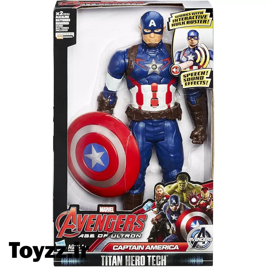 اکشن فیگور هاسبرو طرح کاپیتان آمریکا سری MARVEL AVENGERS AGE OF ULTRON — تصویر ۲