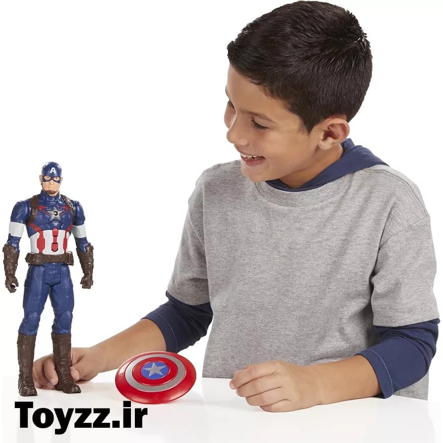 اکشن فیگور هاسبرو طرح کاپیتان آمریکا سری MARVEL AVENGERS AGE OF ULTRON — تصویر ۳