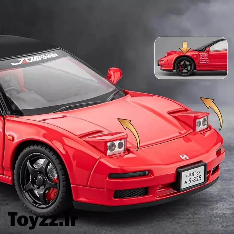 ماکت ماشین فلزی طرح هوندا مدل HANDA NSX — تصویر ۳