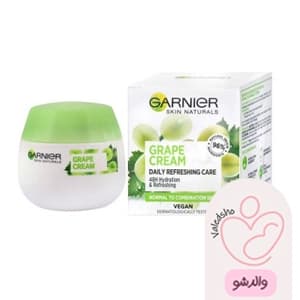 کرم آبرسان و مرطوب کننده حاوی عصاره آب انگور گارنیر مناسب انواع پوست