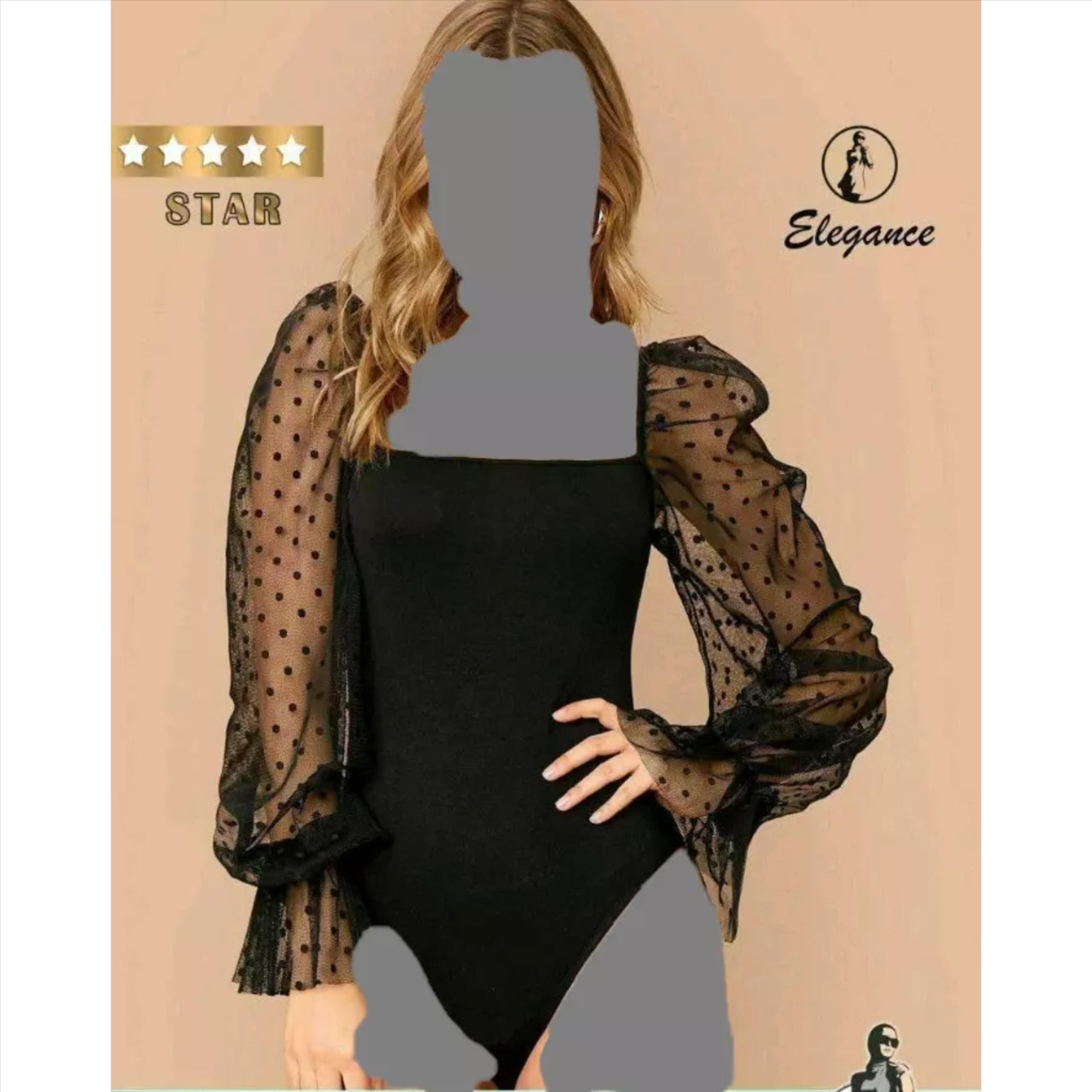 بادی توردار زنانه الگانس طرح اروپایی کد 641
