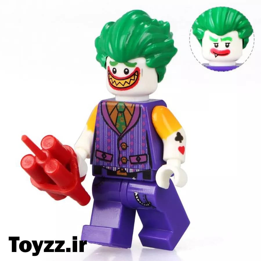 مینی فیگور لگویی جوکر با تی‌ان‌تی The Joker — تصویر ۳