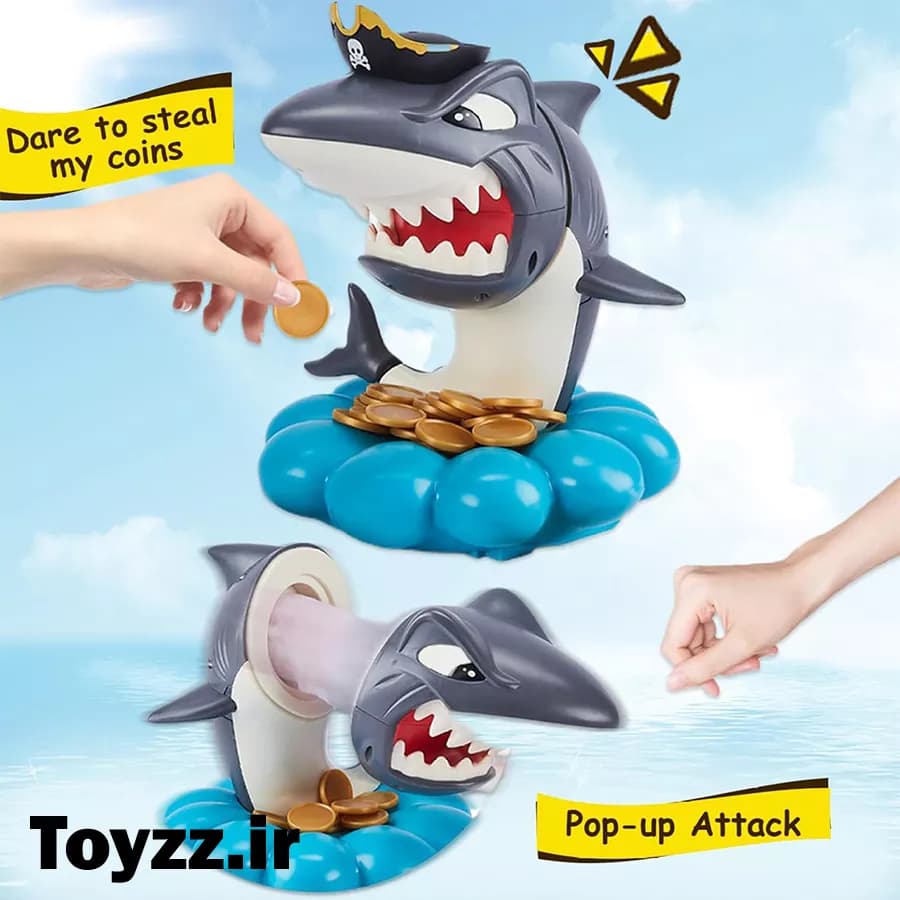بازی دورهمی سرقت از کوسه مدل sharks pirate کد 1288 — تصویر ۳