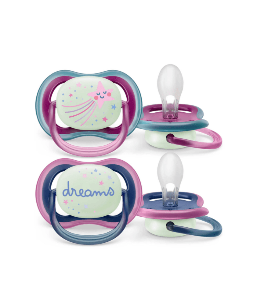 پستانک اونت اولترا ایر شبرنگی 6_18ماه avent ultra air ستاره dreams — تصویر ۳