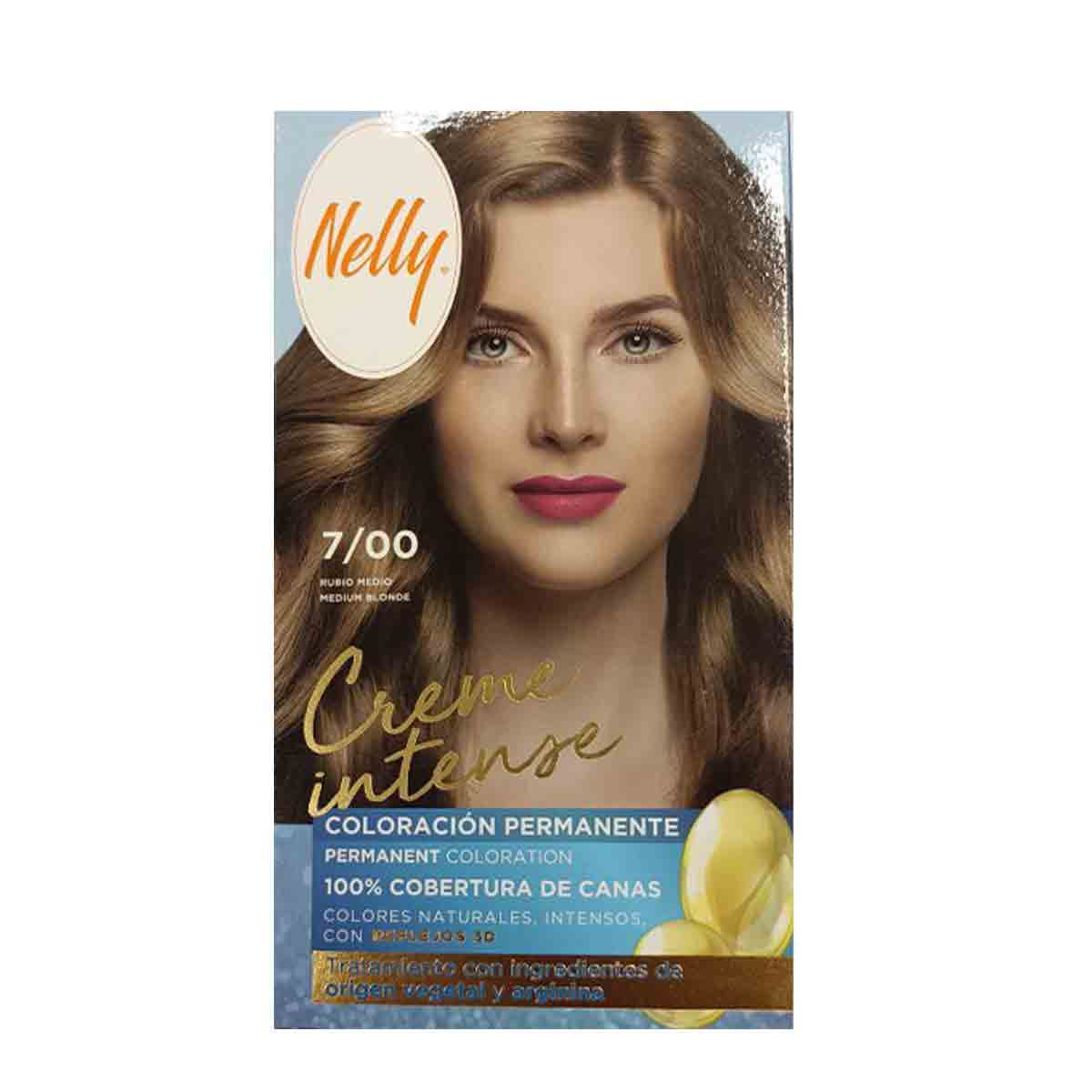 کیت رنگ مو نلی NELLY مدل Creme Intense شماره 7/00