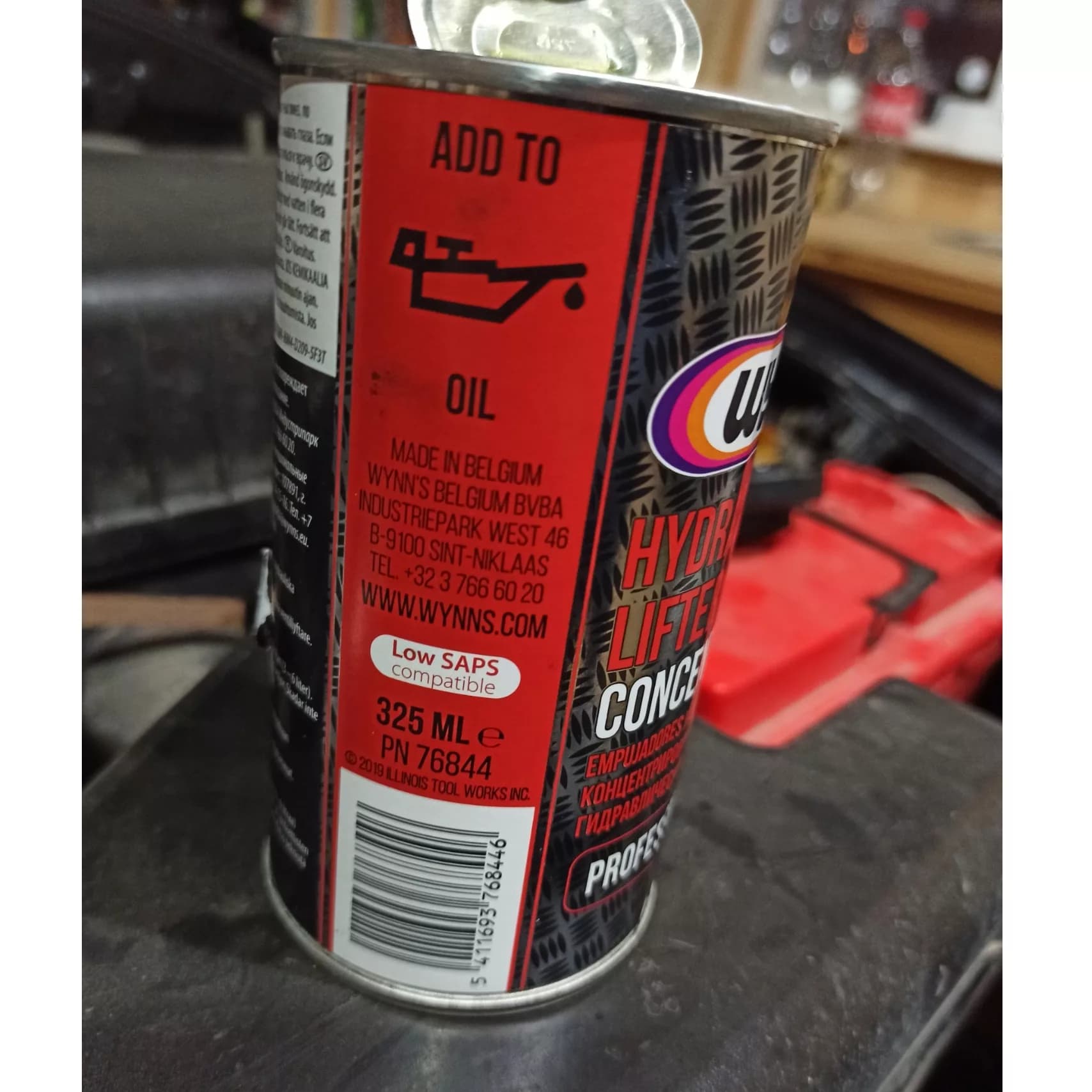 مکمل روغن موتور وینز مدل PN76844 حجم 325 میلی لیتر — تصویر ۴