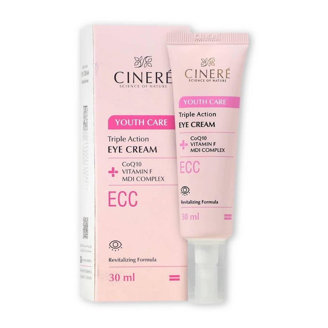 کرم دور چشم سینره CINERE مناسب انواع پوست مدل Youth Care Eye Cream ECC حجم 30 میل