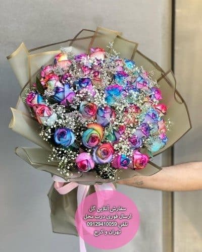 سفارش گل همراه با متن تبریک تولد لاکچری برای رفیق