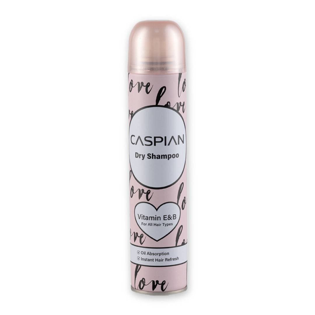 اسپری شامپو خشک کاسپین CASPIAN مدل Dry Shampoo حجم 200 میل