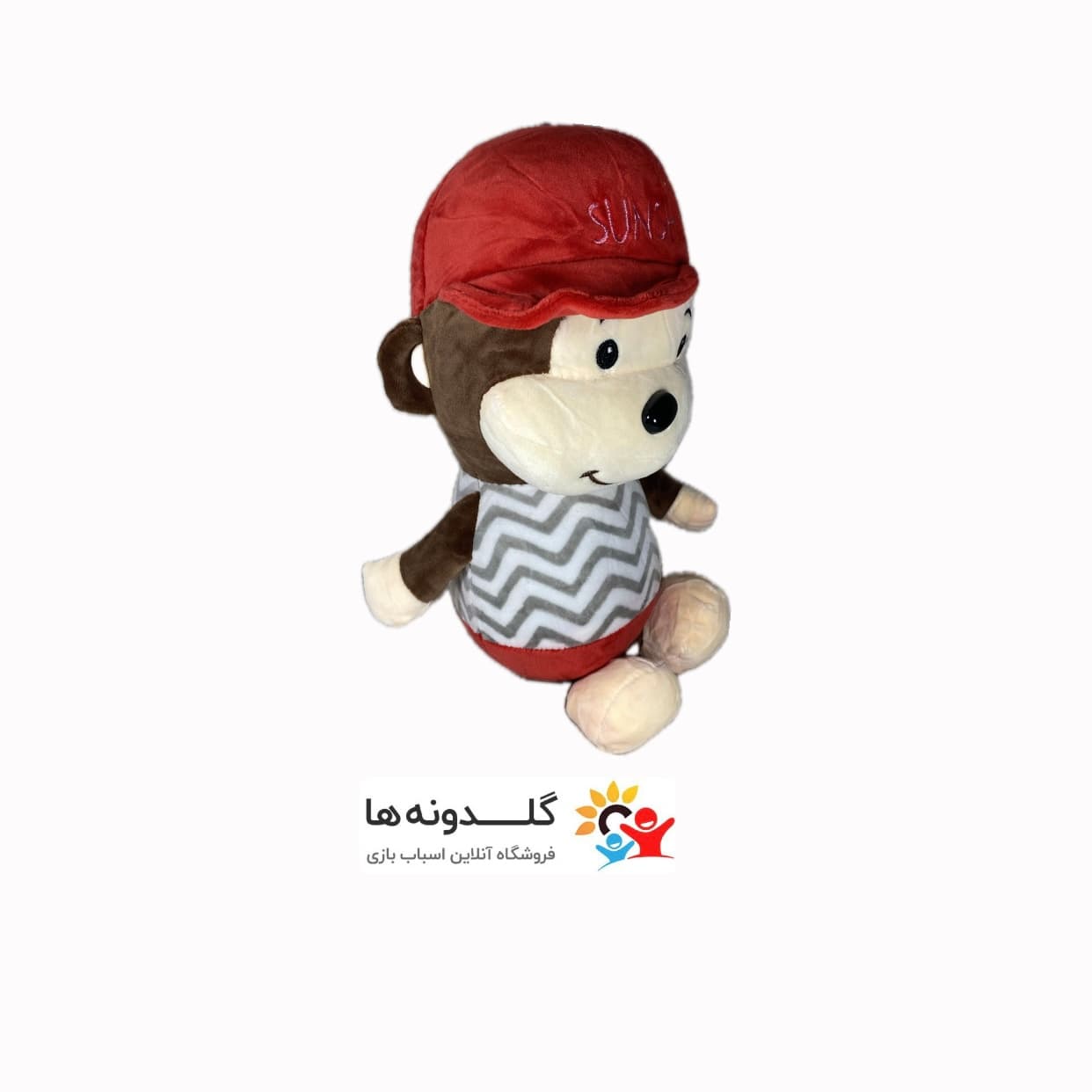 عروسک پولیشی میمون کلاه دار نانو35 سانت 14967 — تصویر ۲