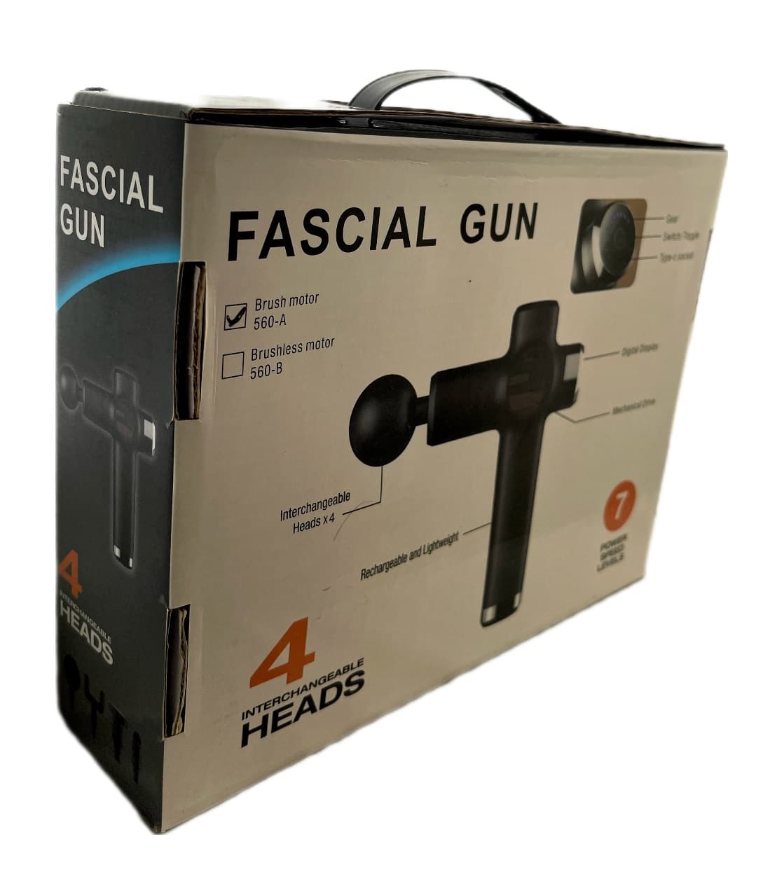 ماساژور تفنگی مدل-fascial gun kh-560 — تصویر ۲