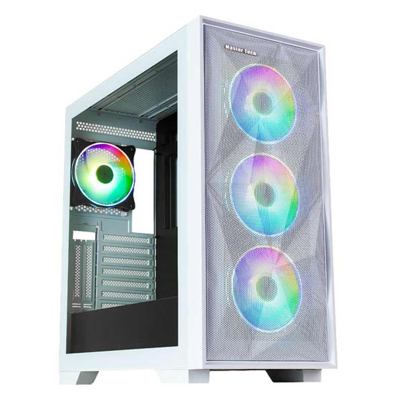 کیس کامپیوتر مسترتک مدل Hunter X Gaming White