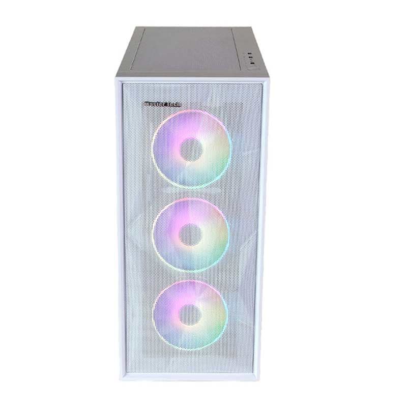 کیس کامپیوتر مسترتک مدل Hunter X Gaming White — تصویر ۲