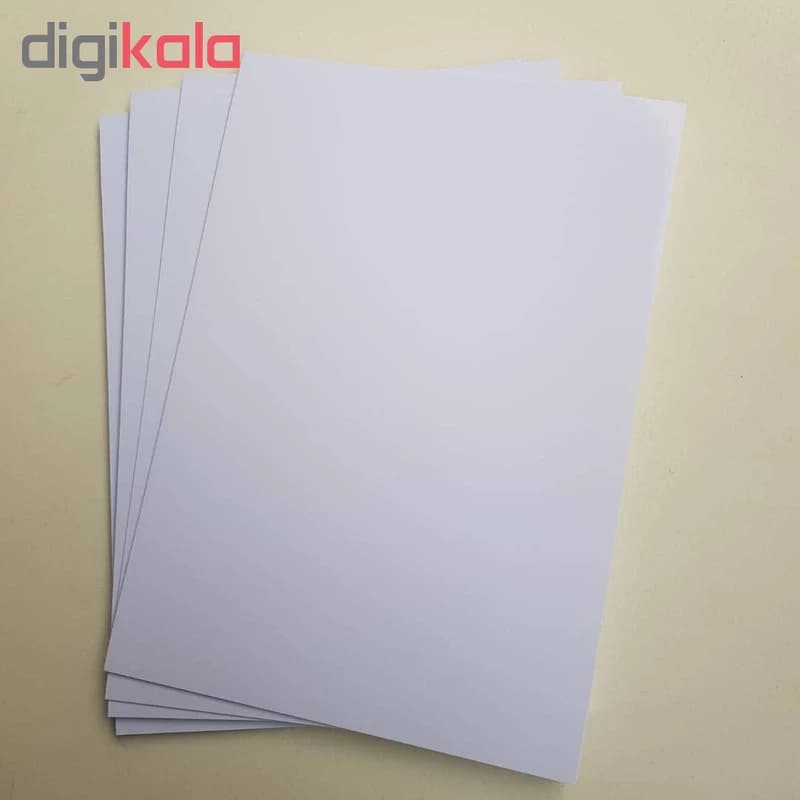 کاغذ فتوگلاسه ضدآب پشت مارکدار 260 گرم سایز A4 بسته 100 عددی مگا Mega — تصویر ۲