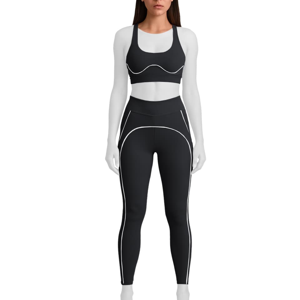ست لگ و نیم تنه ورزشی زنانه اسپرت فلامنت مدل الو یوگا alo yoga کد 406188