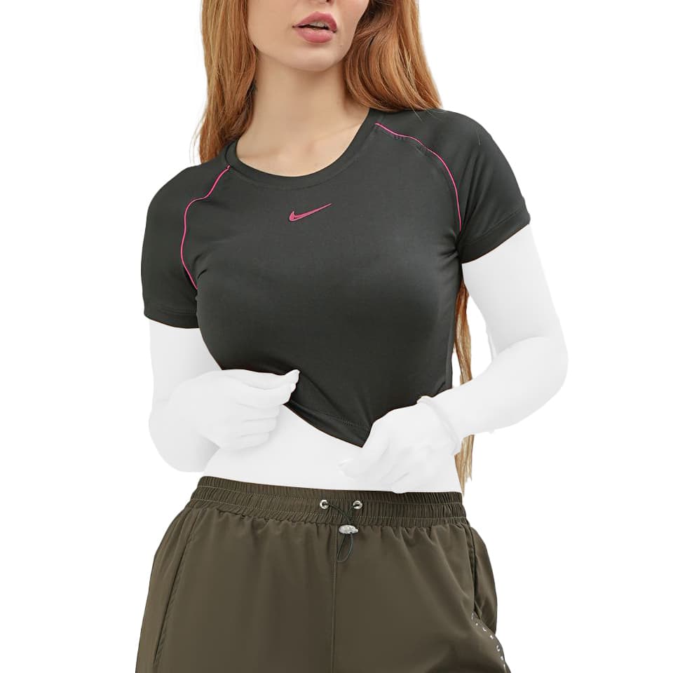 کراپ ورزشی زنانه مدل نایکی Nike مغزی دوزی کد 405485