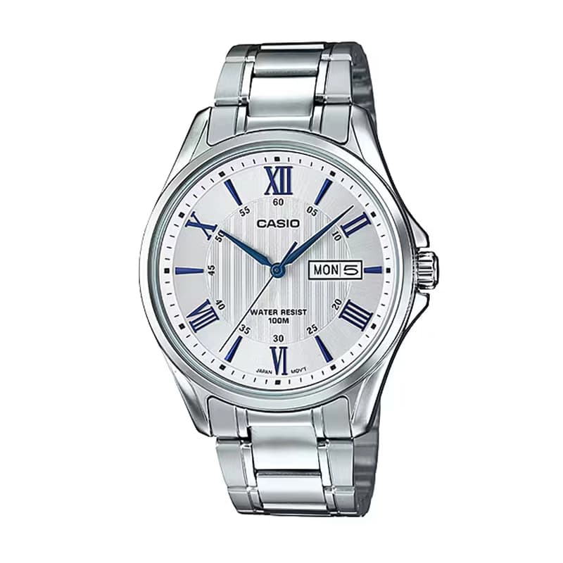 ساعت مچی مردانه کاسیو CASIO اورجینال مدل MTP-1384D-7A2 — تصویر ۴