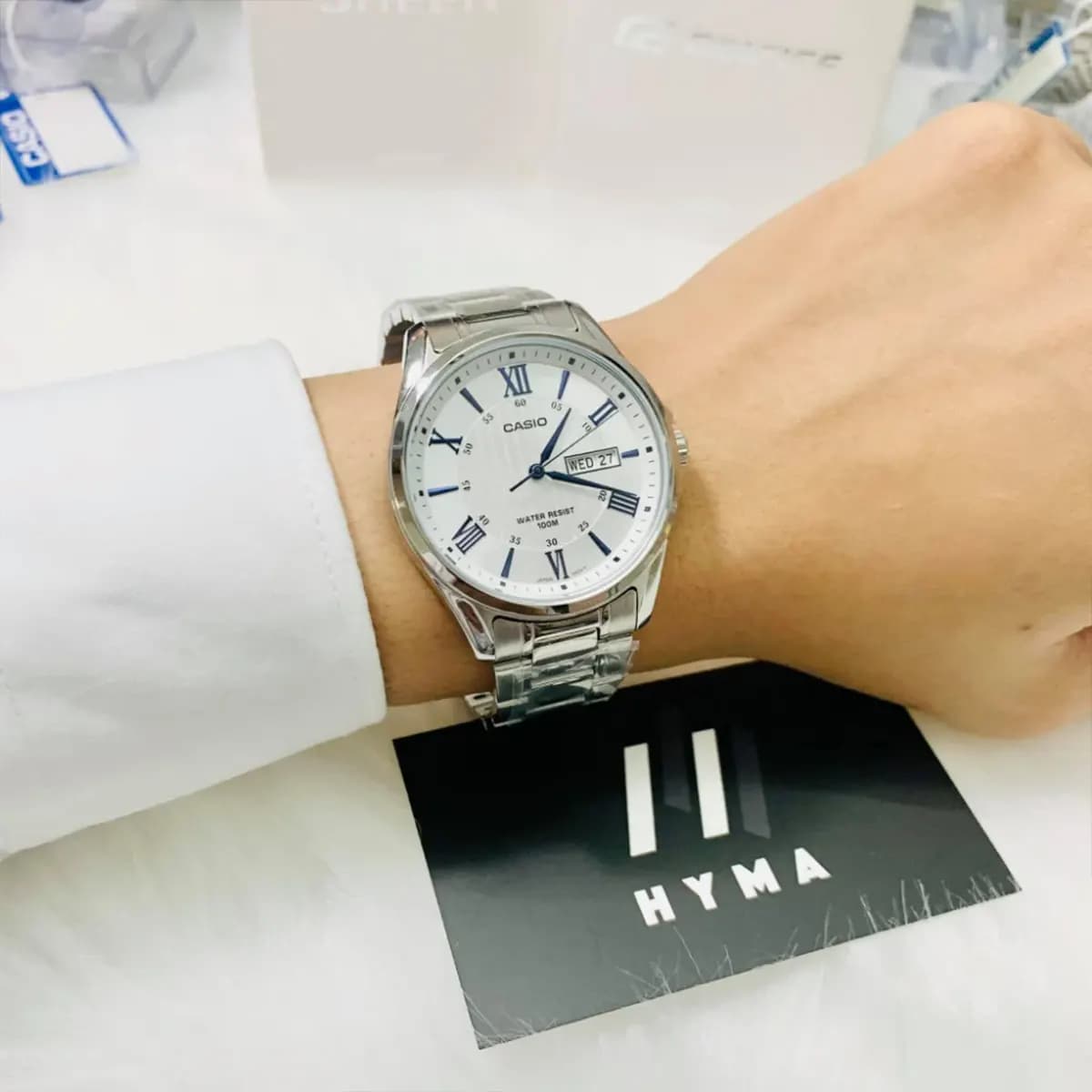 ساعت مچی مردانه کاسیو CASIO اورجینال مدل MTP-1384D-7A2 — تصویر ۱۲