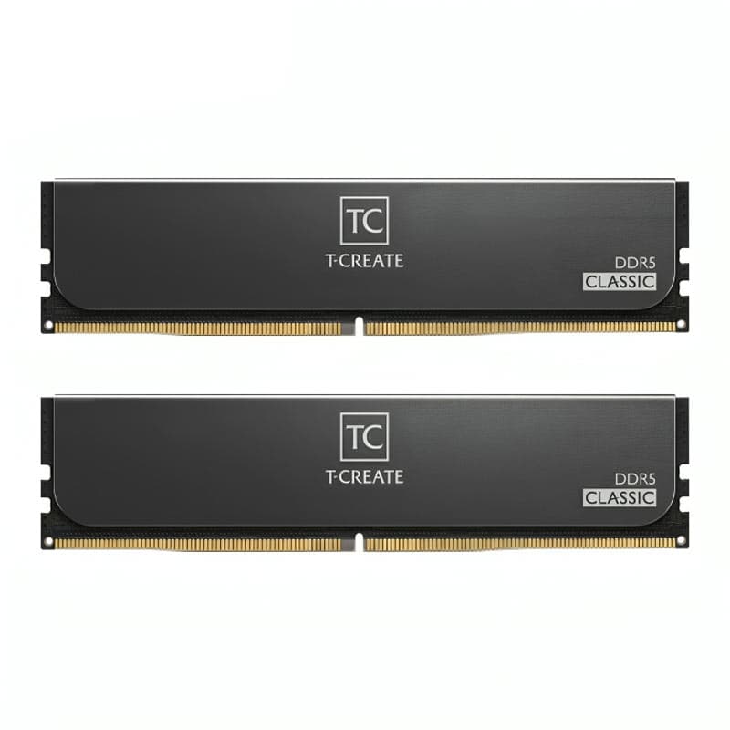 رم کامپیوتر تیم گروپ مدل T-Create Classic DDR5 32GB Dual 5600MHz CL46 ا Team Group T-Create Classic DDR5 32GB Dual 5600MHz CL46 Desktop Ram
