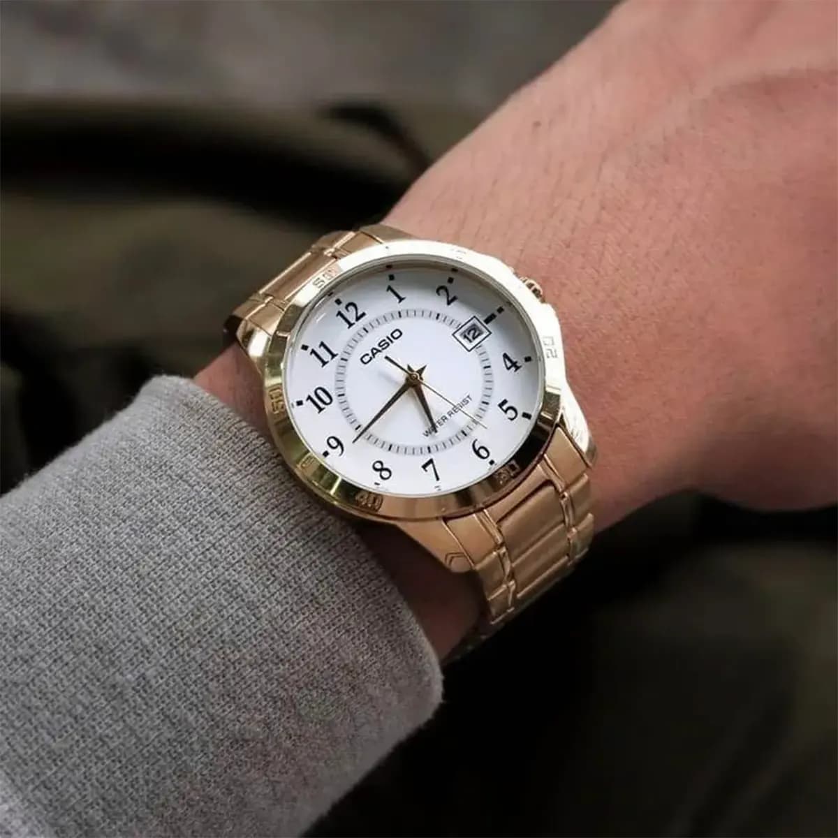 ساعت مچی مردانه کاسیو CASIO اورجینال مدل MTP-V004G-7B — تصویر ۶