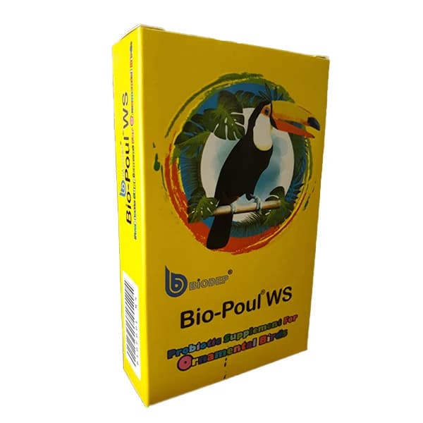 پودر پروبیوتیک پرندگان زینتی بیودپ مدل Bio-Poul WS بسته 15 عددی — تصویر ۳